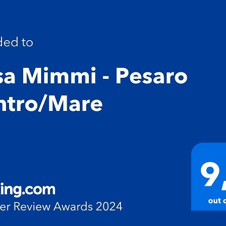 דירות La Casa Di Erika - Pesaro Centro-Mare מראה חיצוני תמונה